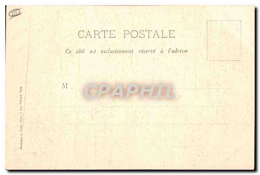 CPA SAINT PONS AVENUE DE LA GARE — Back