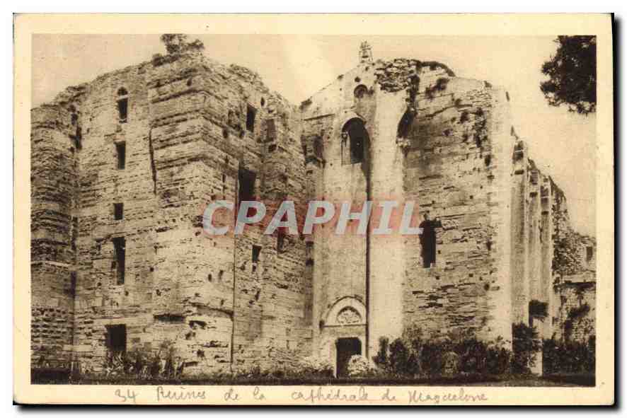 CPA Ruines de la Cathedrale Maguelone