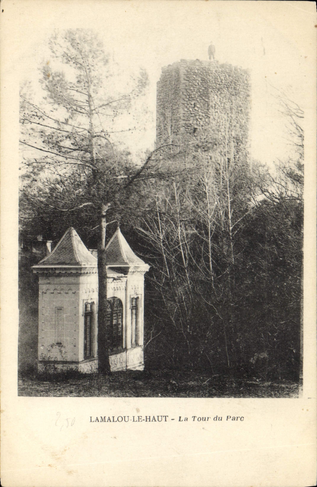 CPA LAMALOU le HAUT La Tour du Parc