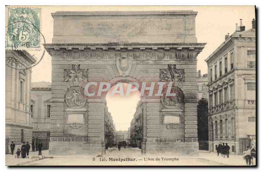 CPA Montpellier L'Arc de Triomphe