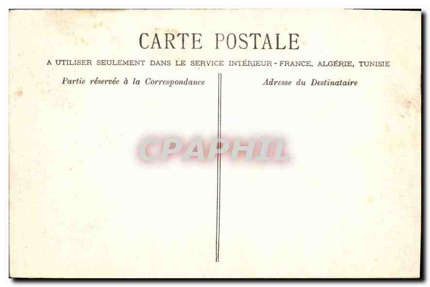 CPA Beziers L'Orb et le Moulin de Cordier — Rückseite
