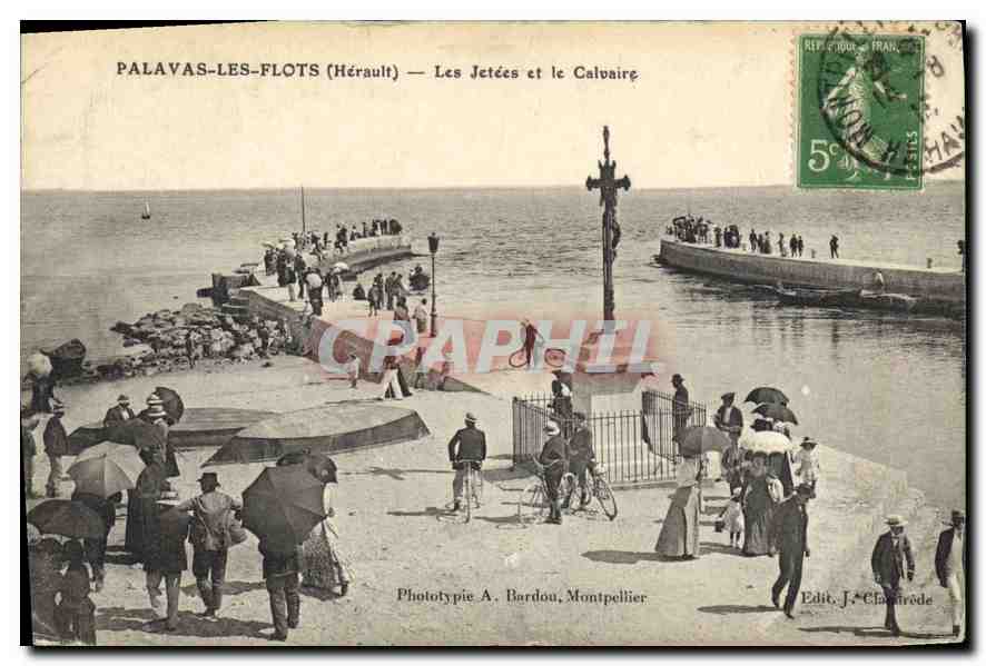 CPA PALAVAS LES FLOTS Jetecs et le Caluaire