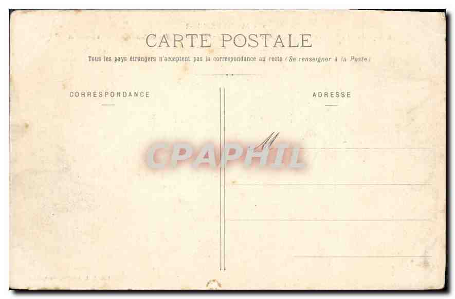 CPA MONTPELLIER Aqueduc du Peyrou — Rückseite