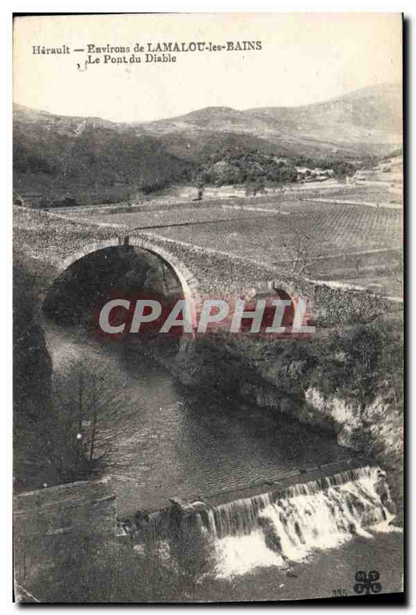 Hérault — Environs de LAMALOU-les-BAINS — Le Pont du Diable