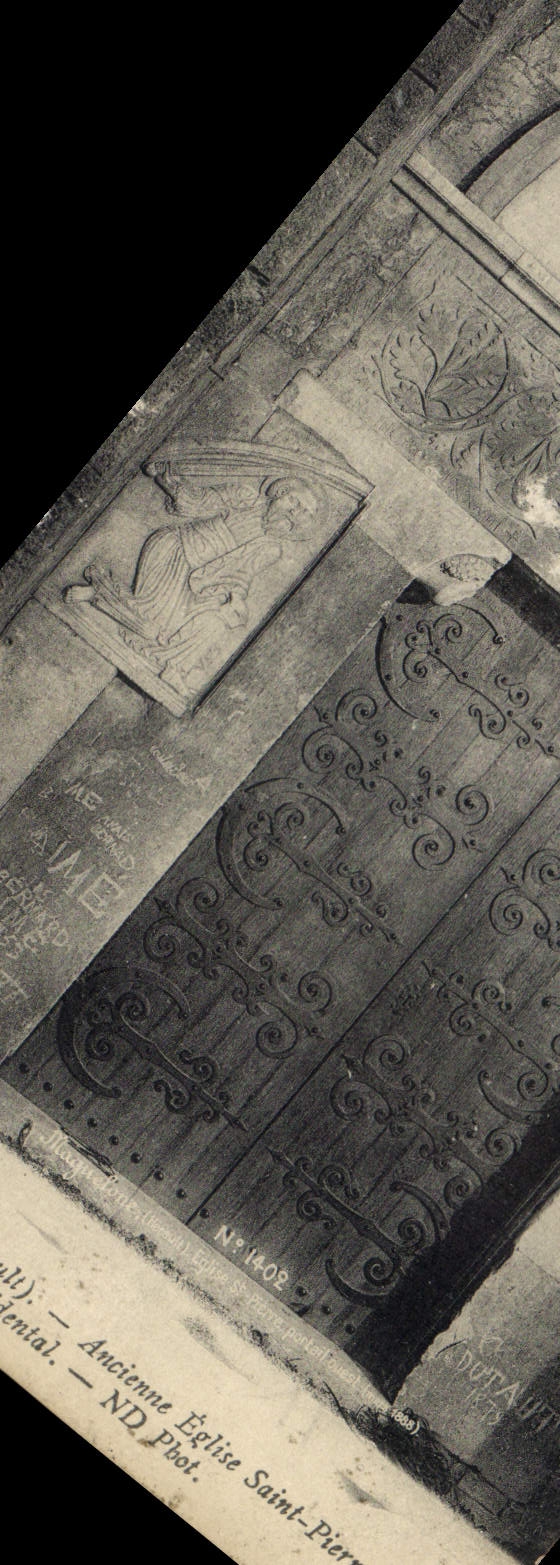 CPA Herault Eglise Saint Pierre Portail occidental Maguelonne
