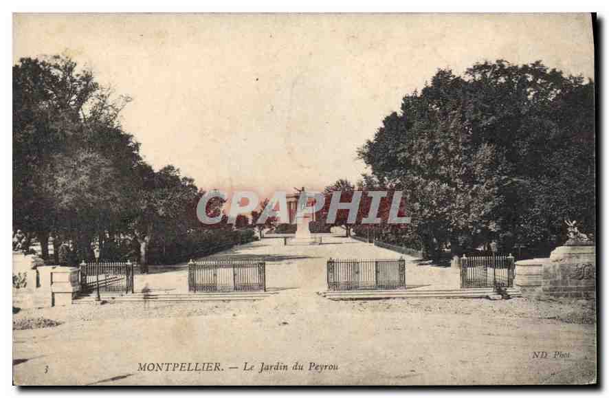 CPA MONTPELLIER Le Jardin du Peyrou