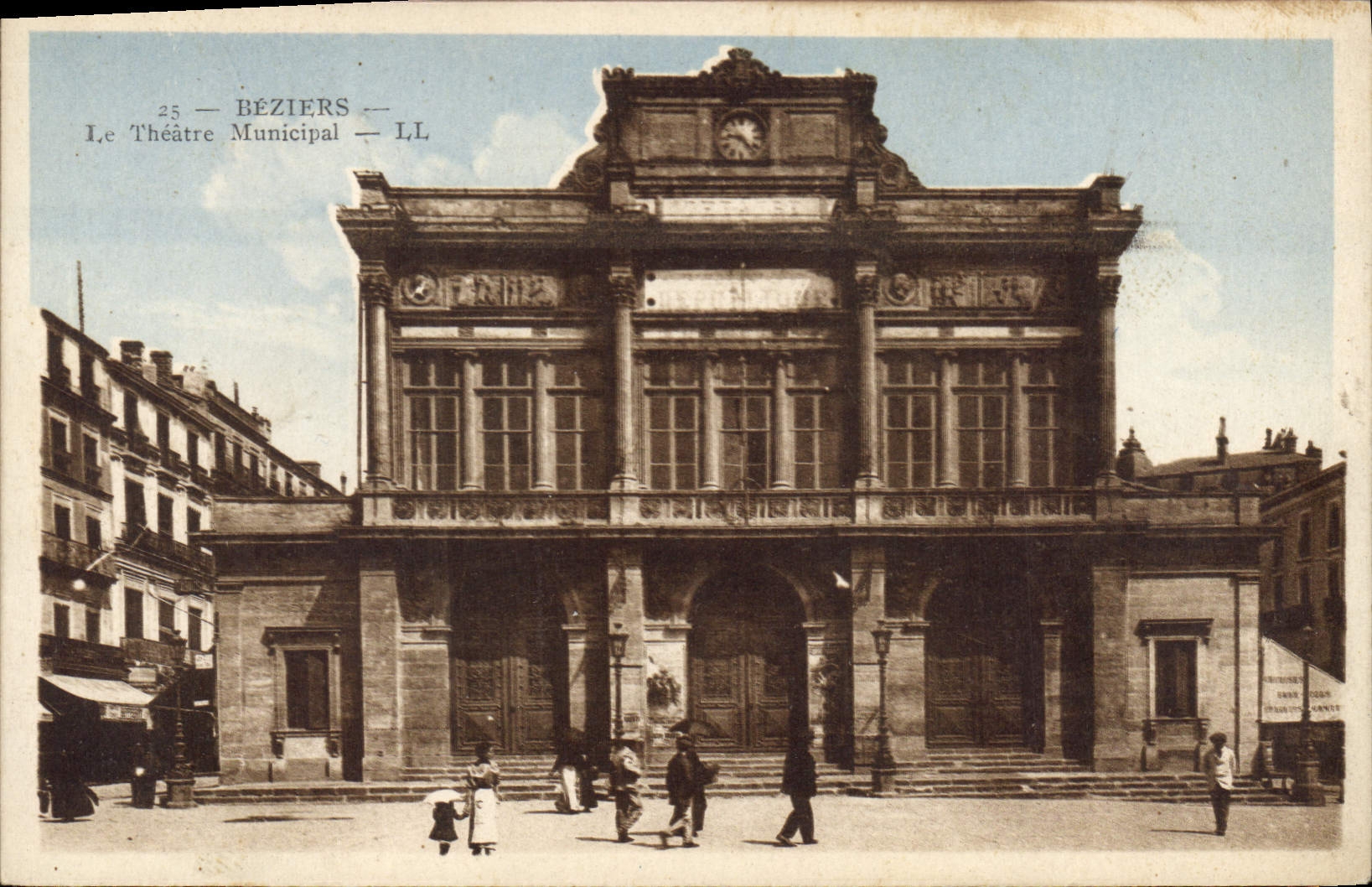 CPA BEZIERS Theatre Municipal