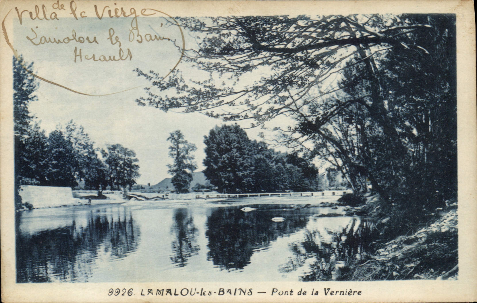 CPA LAMALOU les BAINS Pont de la Verniere