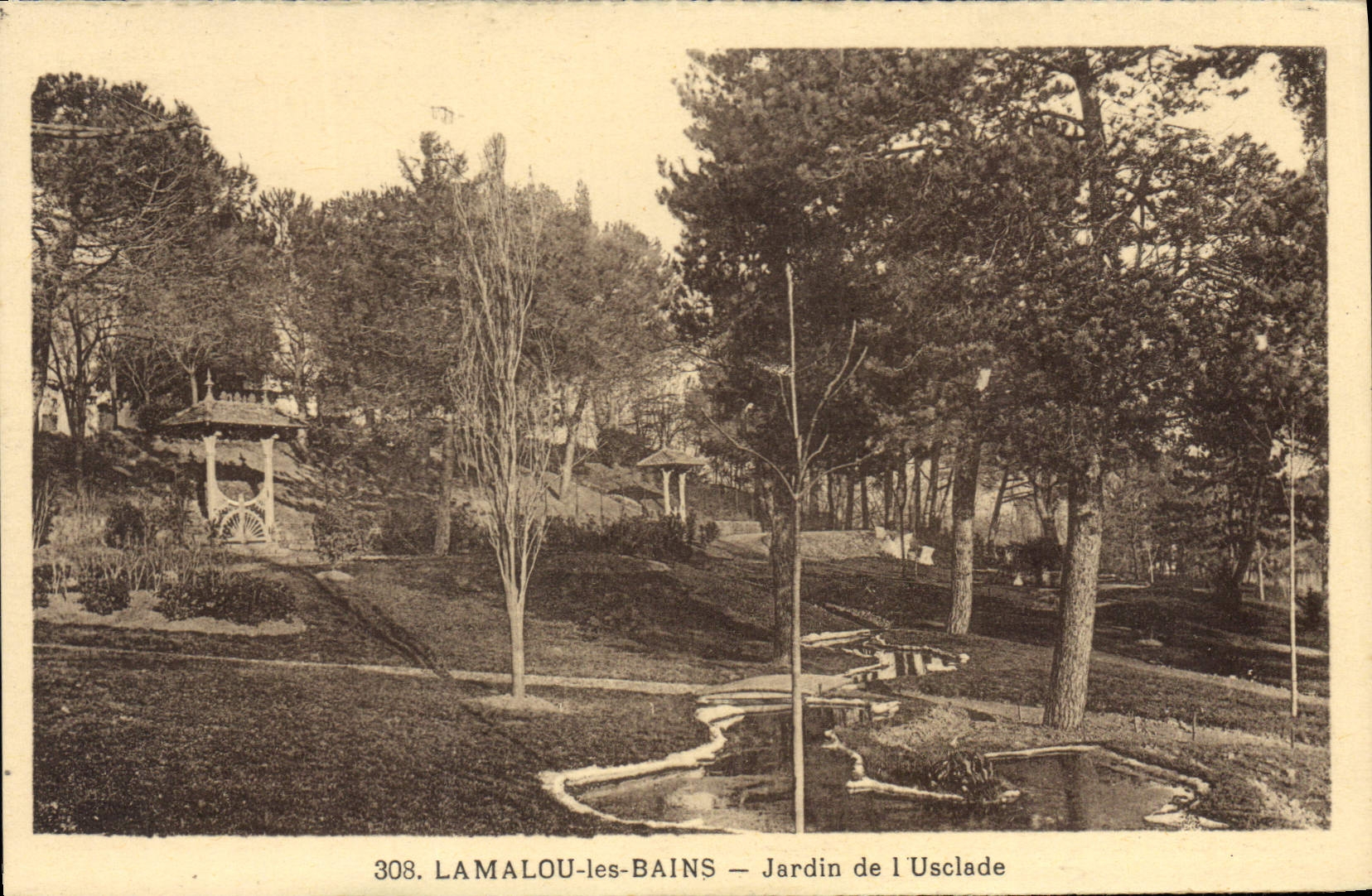 LAMALOU-les-BAINS — Garten von l'Usclade — Nr. 308
