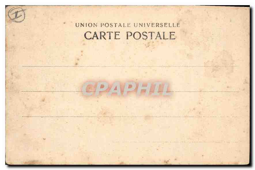 CPA Cette Place de La Mairie — Back