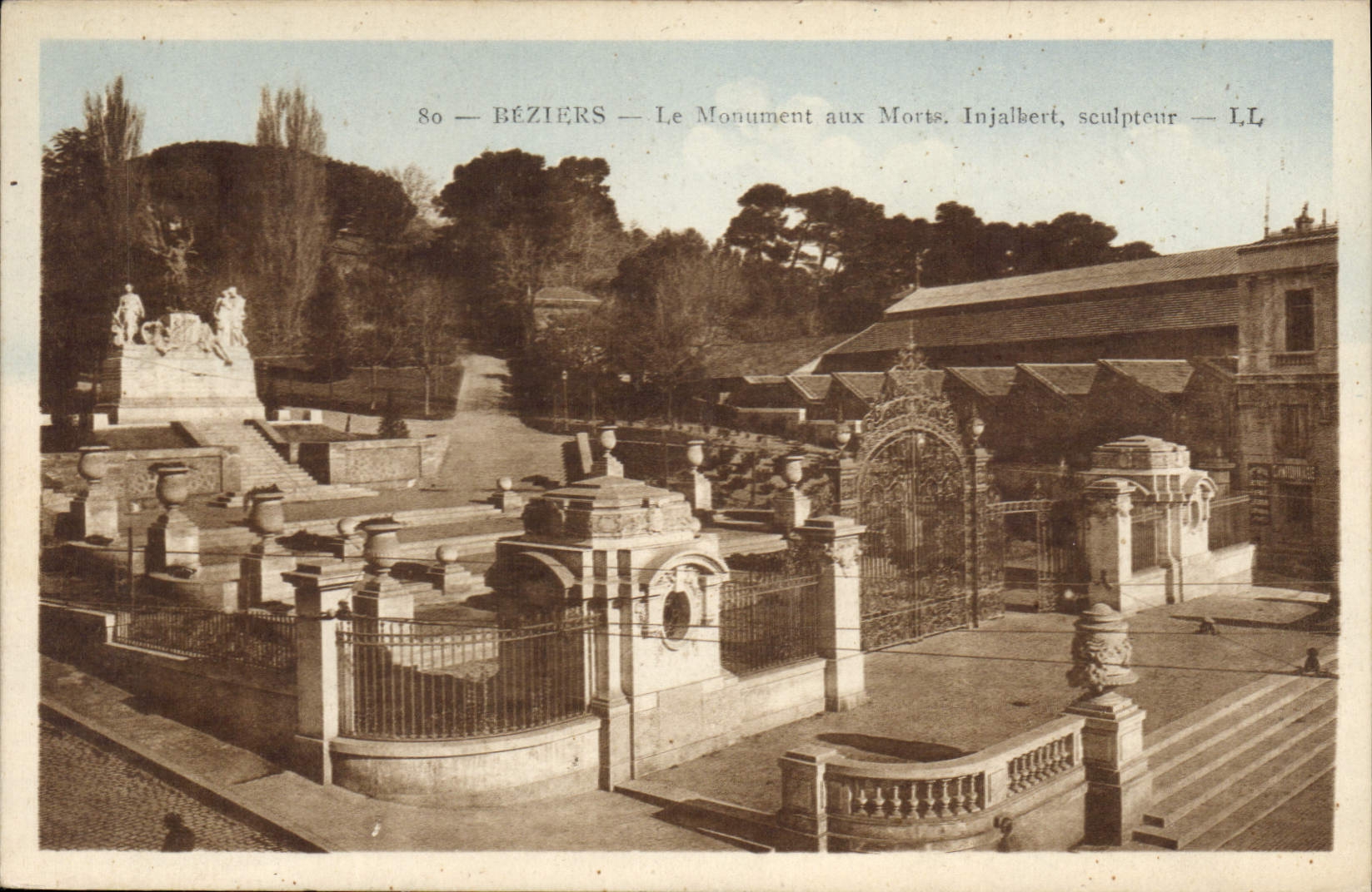 Béziers — Le Monument aux Morts. Injalbert, sculpteur — LL
