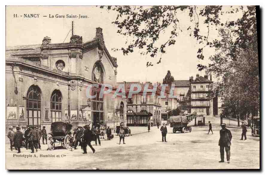 CPA NANACY La Gare Saint Jean