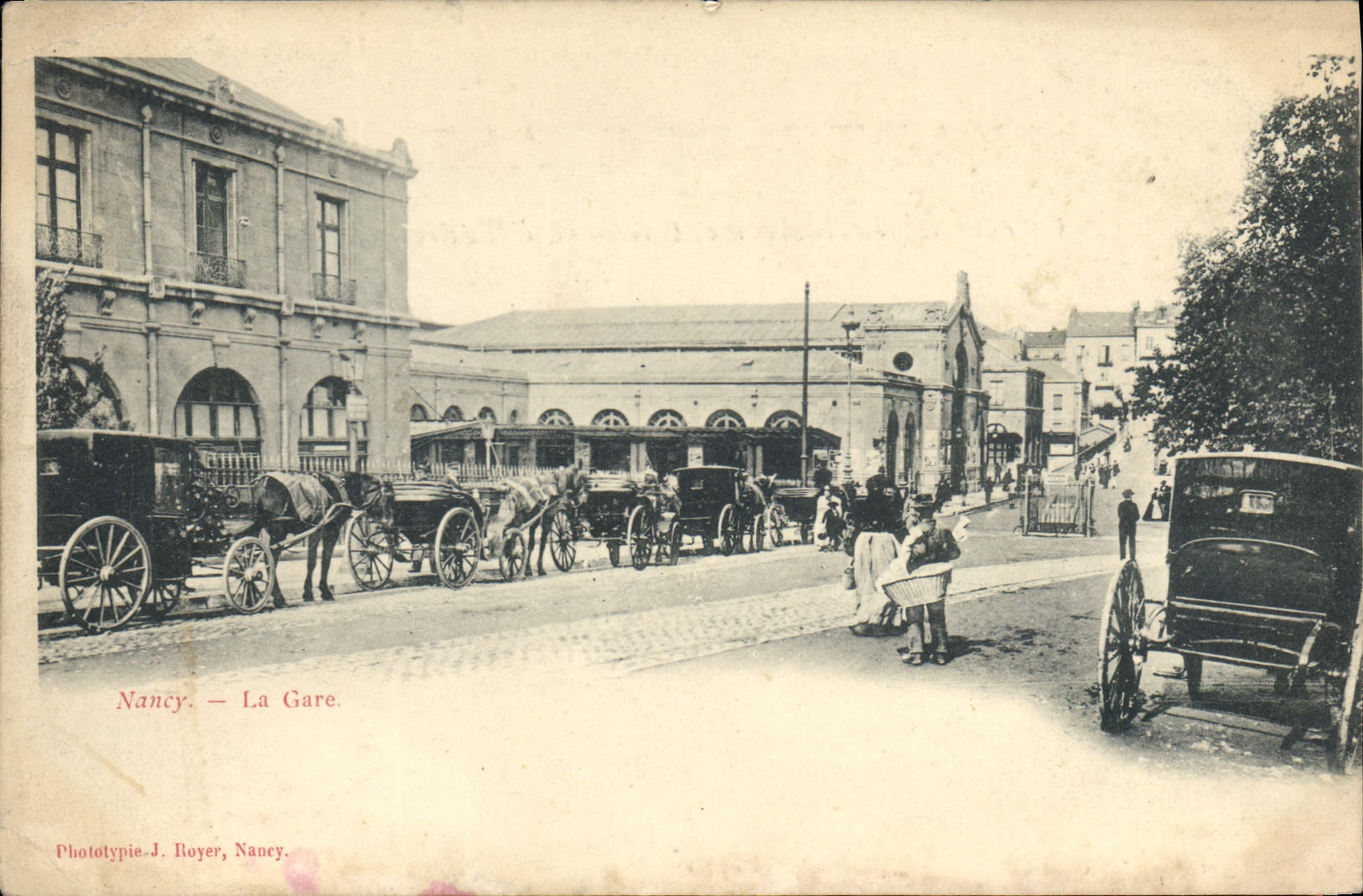 CPA NANCY La Gare