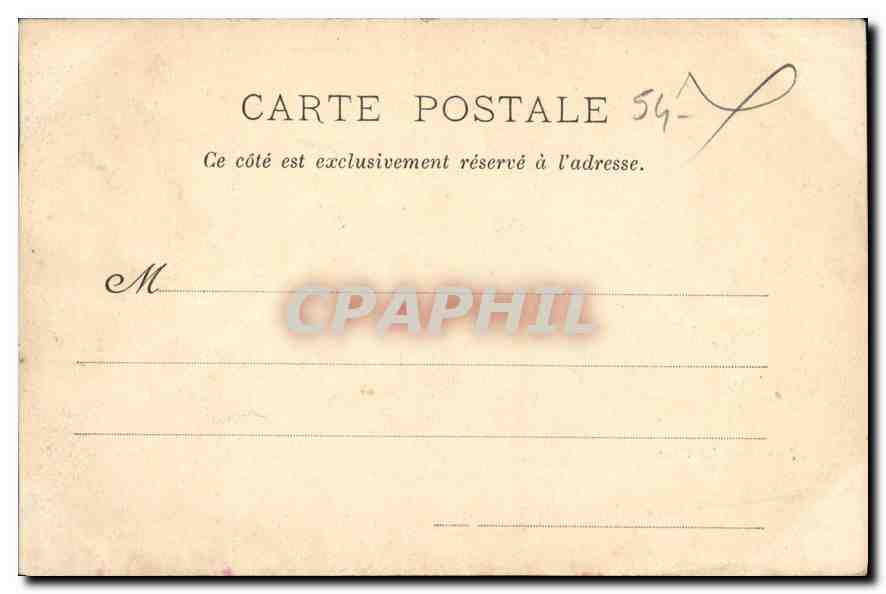 CPA NANCY La Gare — Rückseite