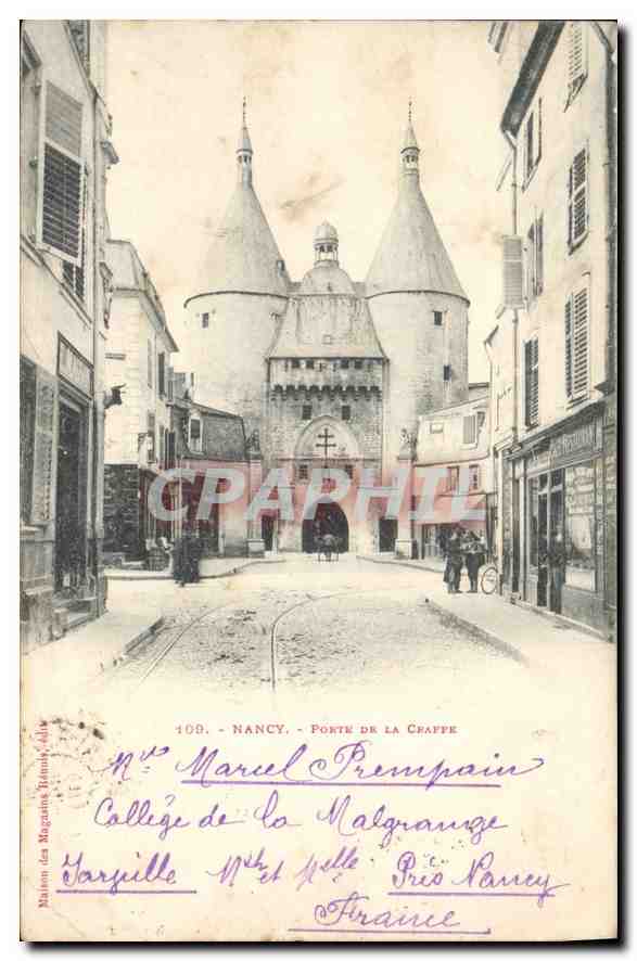 Nancy — Porte de la Chappe — Éditeur: Matéron des Magasins Transfert