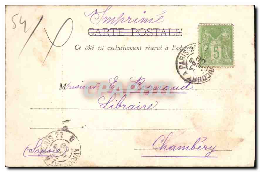 Nancy — Porte de la Chappe — Éditeur: Matéron des Magasins Transfert — Reverso