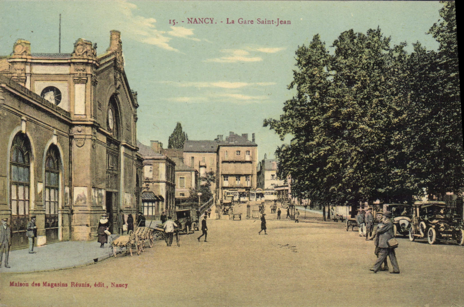 NANCY - La Gare Saint-Jean — Maison des Magasins Réunis, édit., Nancy