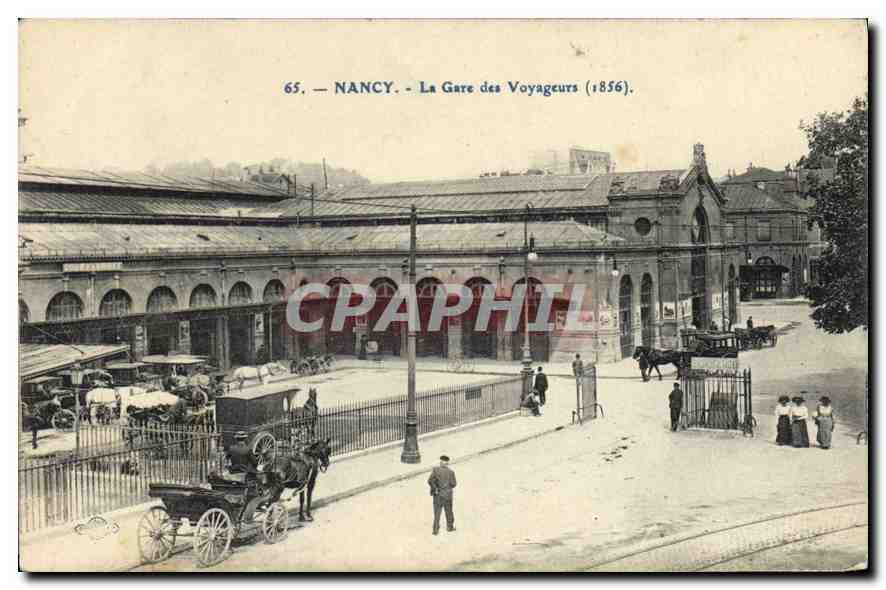 CPA NANCY La Gare des Voyageurs
