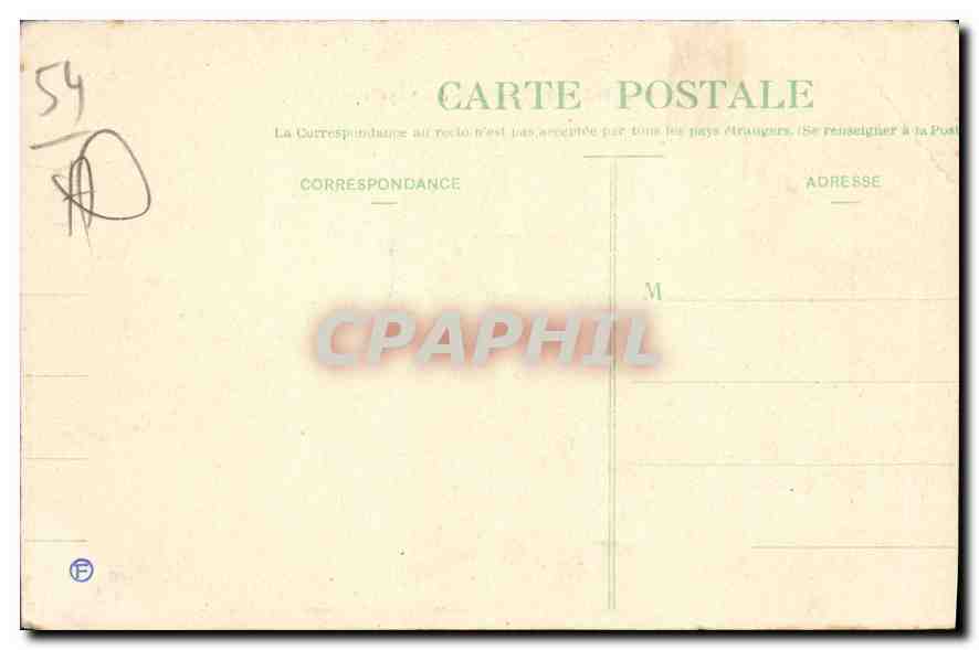 CPA NANCY La Gare des Voyageurs — Verso