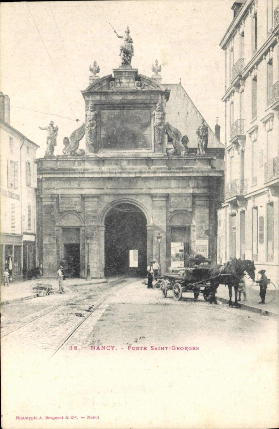 NANCY — Porte Saint-Georges — Phototypie A. Bergaret & Cie, n°38