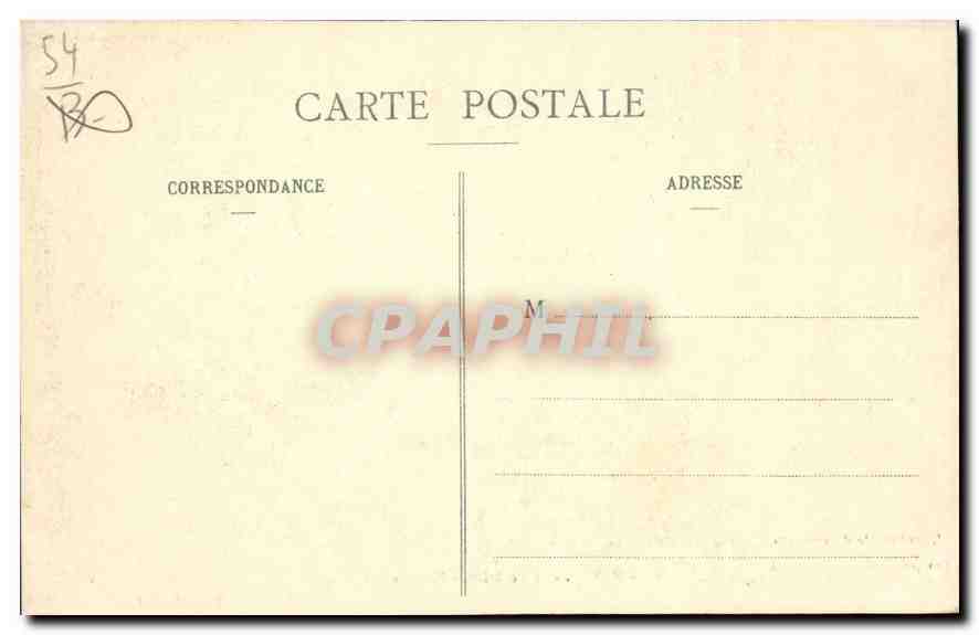 NANCY - La Pépinière - Kiosque de Musique — Maison des Magasins Réculs, édit. Nancy — Verso