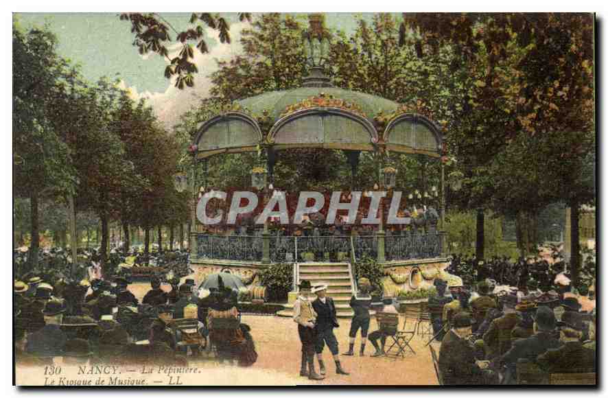 NANCY — La Pepinière — Le Kiosque de Musique — LL