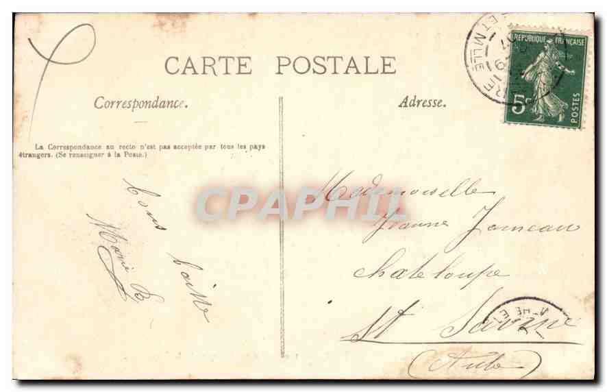 CPA Lorraine Illustree Nancy Un Concert militaire au kiosque de la Pepiniere  — Verso