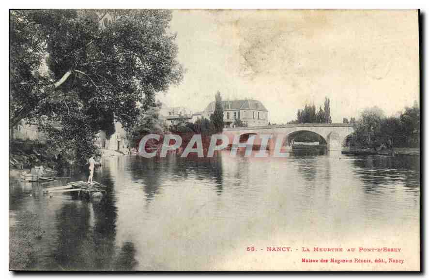 CPA Nancy La Meurthe au Pont 