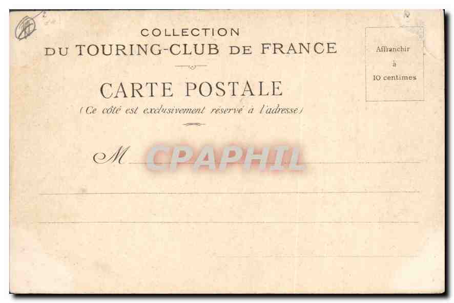 Arles — Die Arena, äußere Ansicht — Sammlung des Touring-Club de France, Nr. 16 — Rückseite