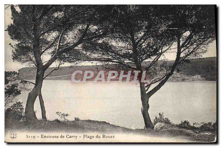 CPA Environs de Carry Plage du Rouet 