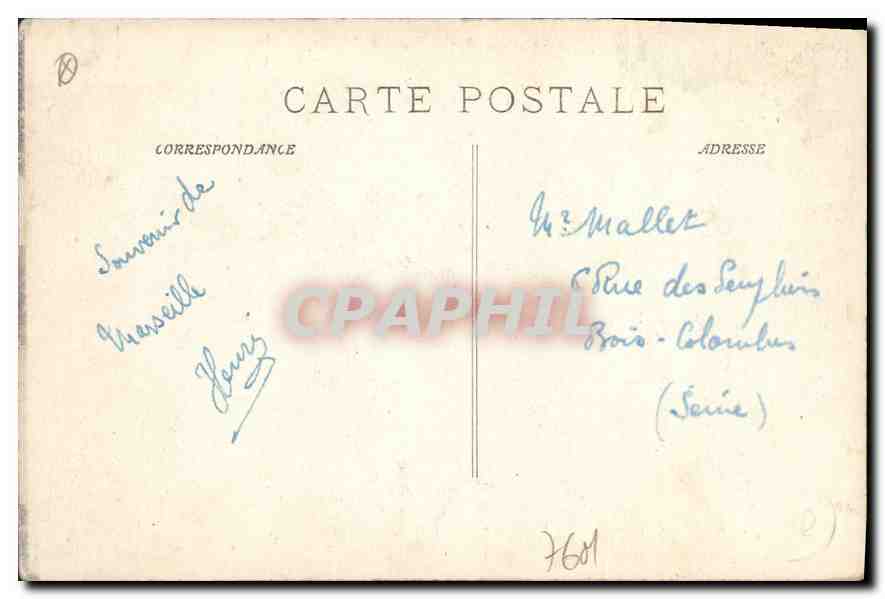 CPA Environs de Carry Plage du Rouet  — Verso