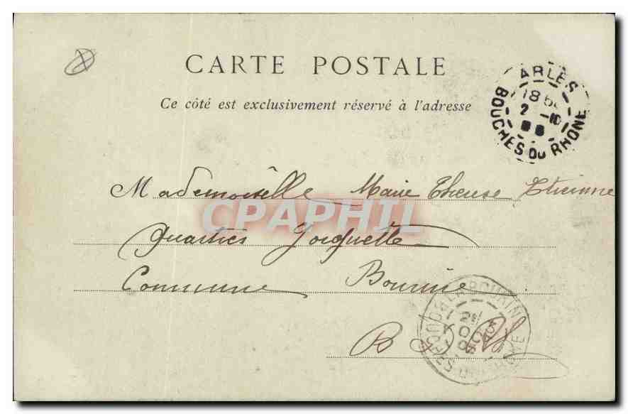 Arles — Église Saint-Trophime, Statues du Porche — Collections ND Phot n°94 — Reverso