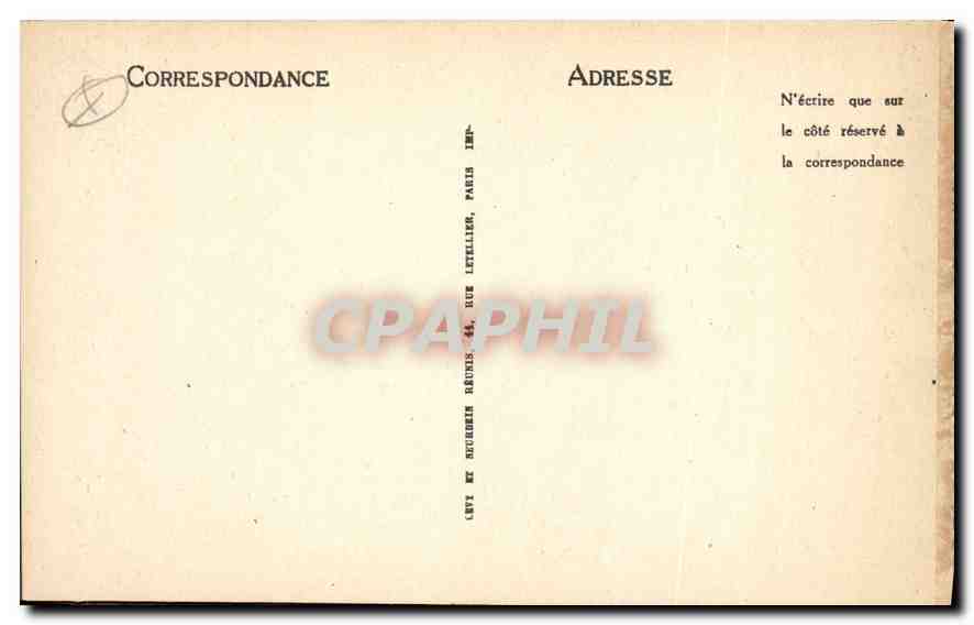 CPA Arles Le Theatre Antique  — Verso