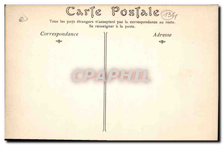 CPA Arles Musee Lapidaire Tombeau de Phedre et d'Hippolyte  — Back