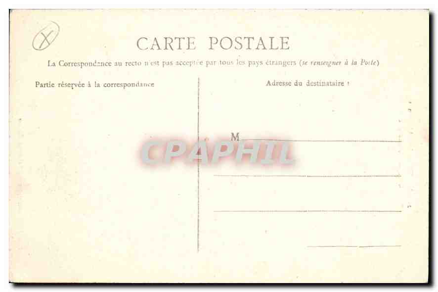 CPA Arles Les Alyscamps Allee des Tombeaux  — Verso