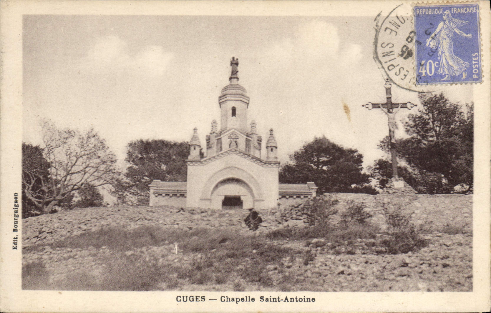 CPA Cuges Chapelle St Antoine 