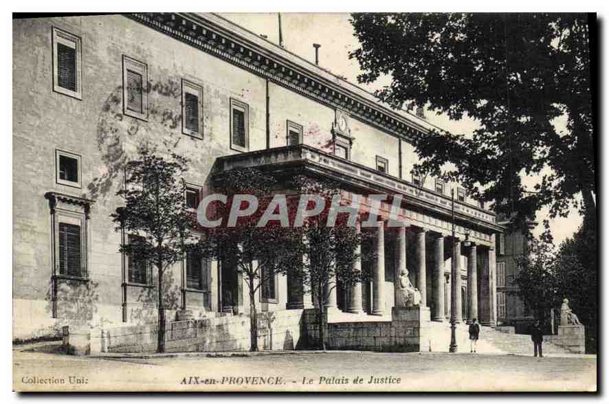 CPA Aix en Provence Le Palais de Justice 