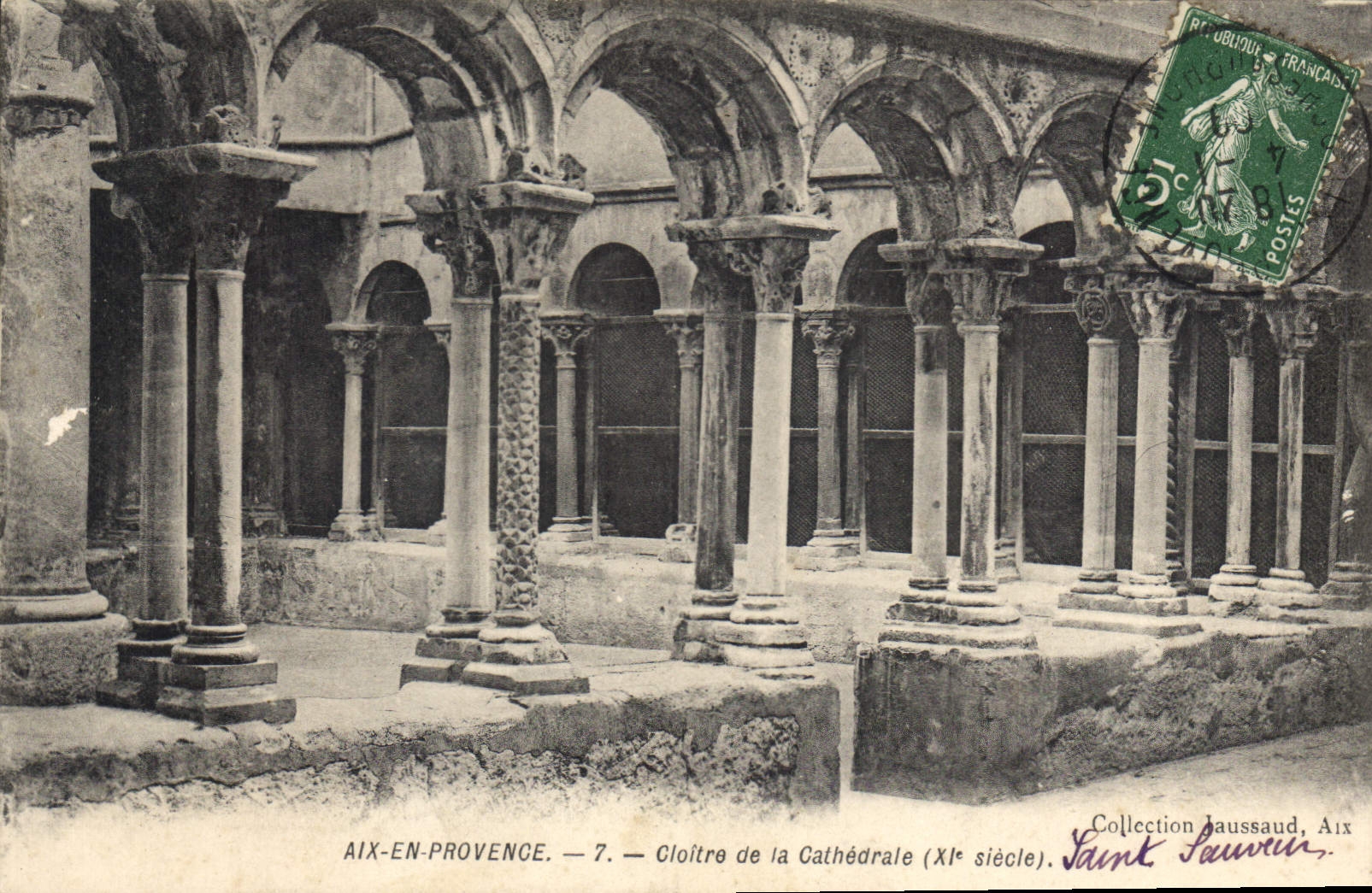 Aix-en-Provence — Cloître de la Cathédrale (XIe siècle) — Collection Saussaud, Aix