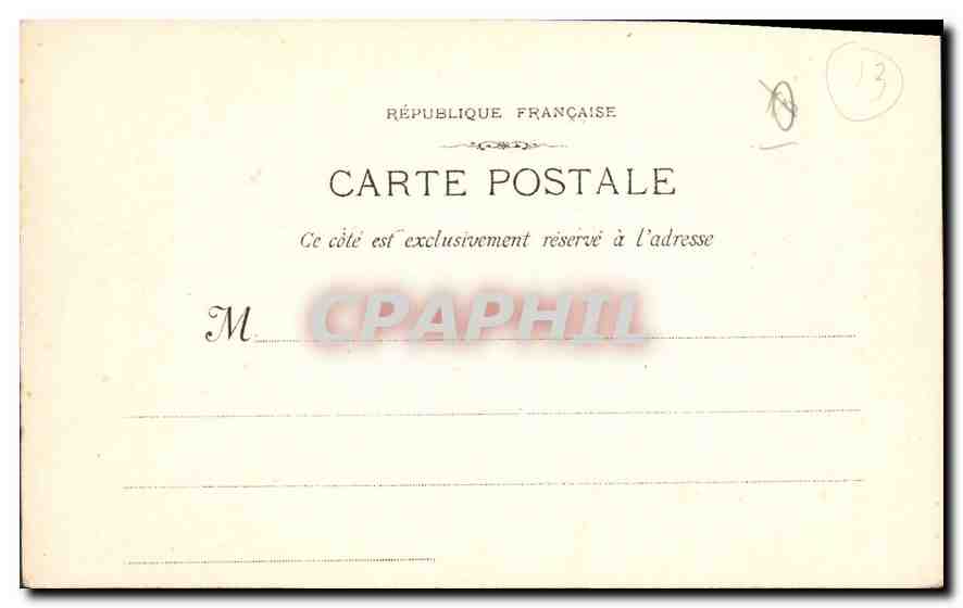 CPA Mont Major Vue generale du Cloitre  — Verso