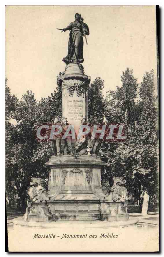 CPA Marseille Monument des Mobiles 