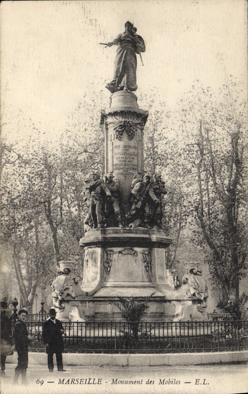CPA Marseille Monument des Mobiles 
