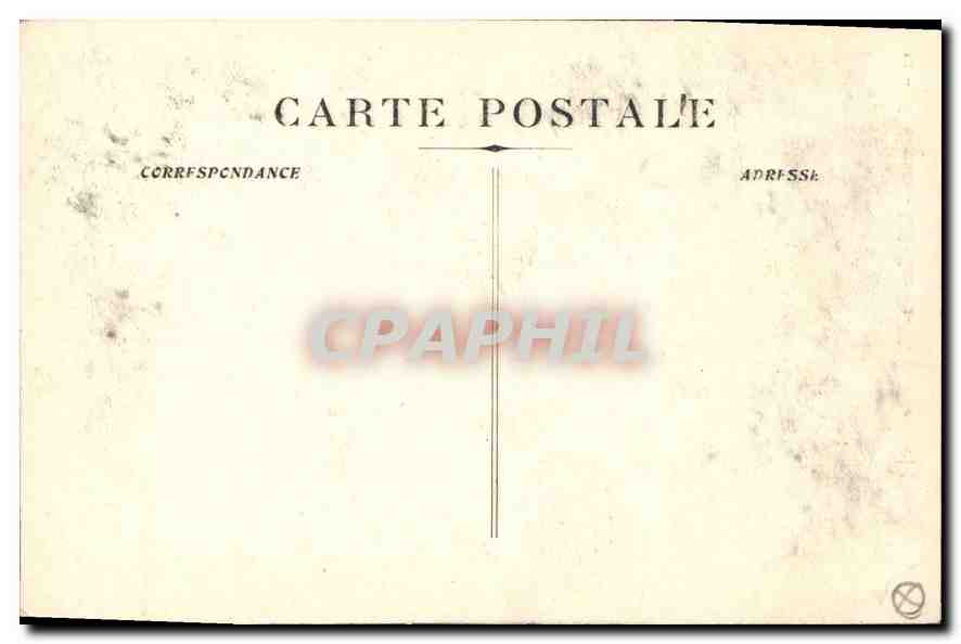 CPA Marseille L'Eglise St Vincent de Paul Les Reformes Tramway — Verso