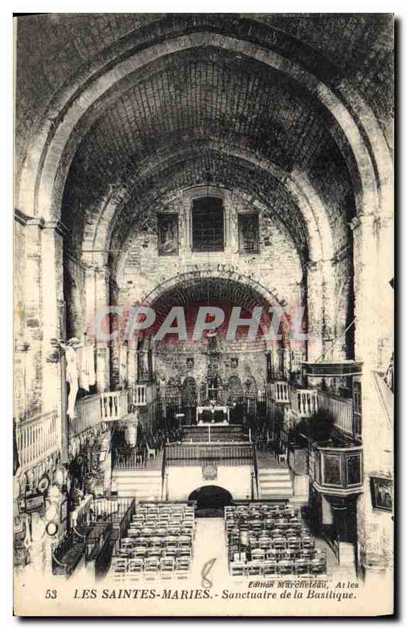 Les Saintes-Maries - Sanctuaire de la Basilique — Édition Marcheteau, Arles, n°53
