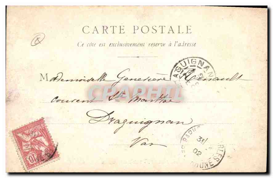 Palais Constantini — Arles — éditeur F. Ennac & Cie, n°21 — Verso