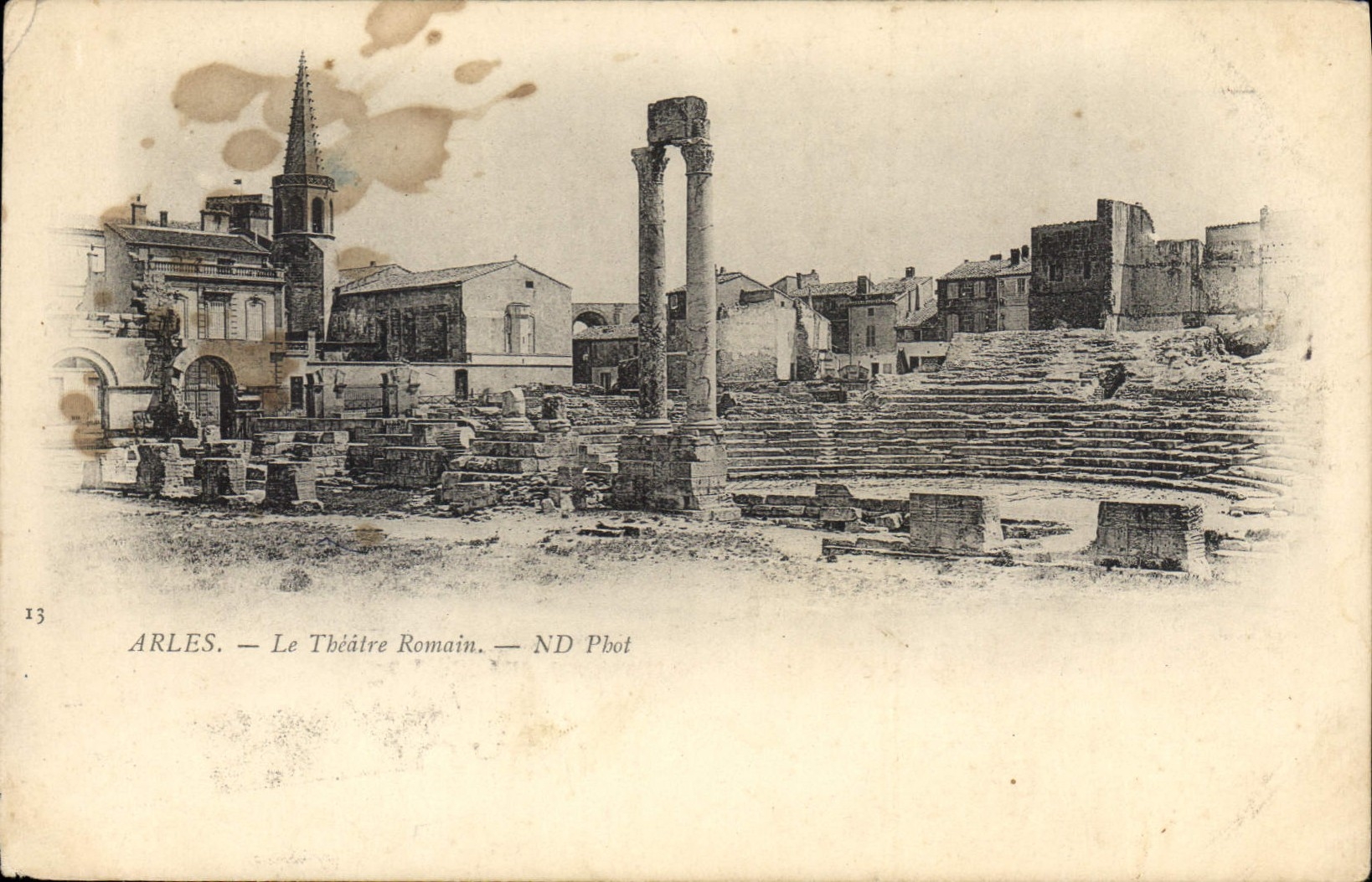 CPA Arles Le Theatre Romain 