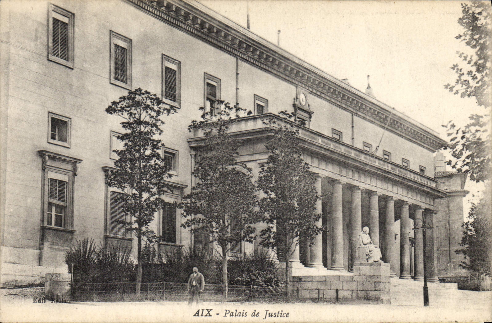 AIX - Palast der Justiz — Verlag Edith Ailla, Seriennummer nicht sichtbar