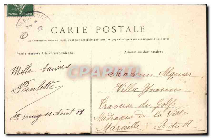 Saint-Rémy — Arc de Triomphe et Mausolée Romains — Éditions J. Brun et Cie, Carpentras — Achterkant