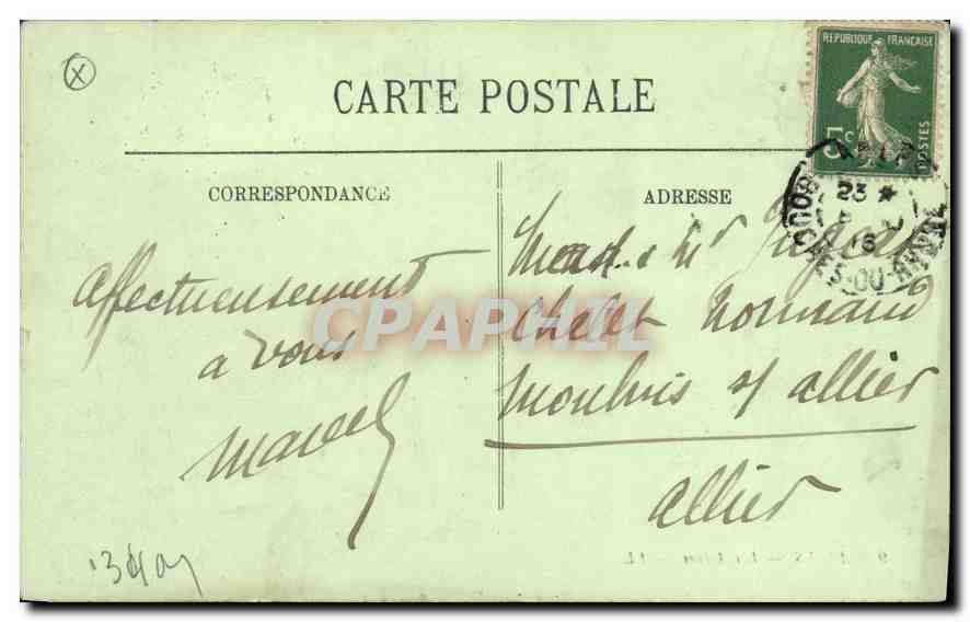 CPA Arles Les Arenes  — Verso