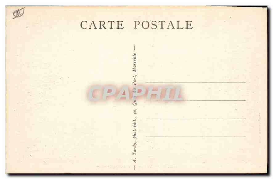 CPA Cuges Vallon St Magdeleine  — Verso
