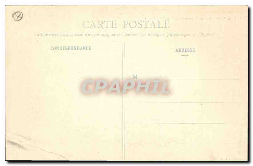 CPA Vernegues Ruines Romaines du Temple de Diane  — Verso